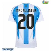 Argentina Alexis Mac Allister #20 Hjemmedrakt Copa America 2024 Kortermet